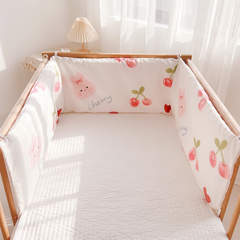 Baby Nursery Bedding - 漫画のベビーベッドバンパー,ベビーベッドの周り,ロングバンパー,寝具セット,赤ちゃん,保育園,クレードル,男の子,女の子,180x28cm