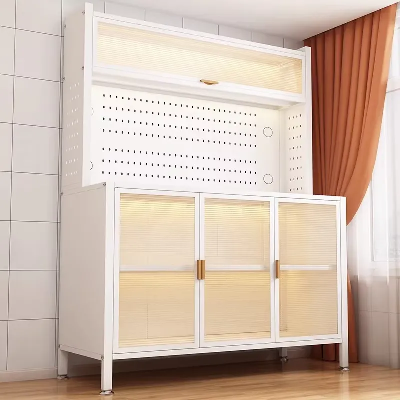 Baby Nursery Unit - モダンなベビー用授乳キャビネット、スチールフレームのフラップドア収納ユニット、保育室やリビングルームの幼児必需品オーガナイザー