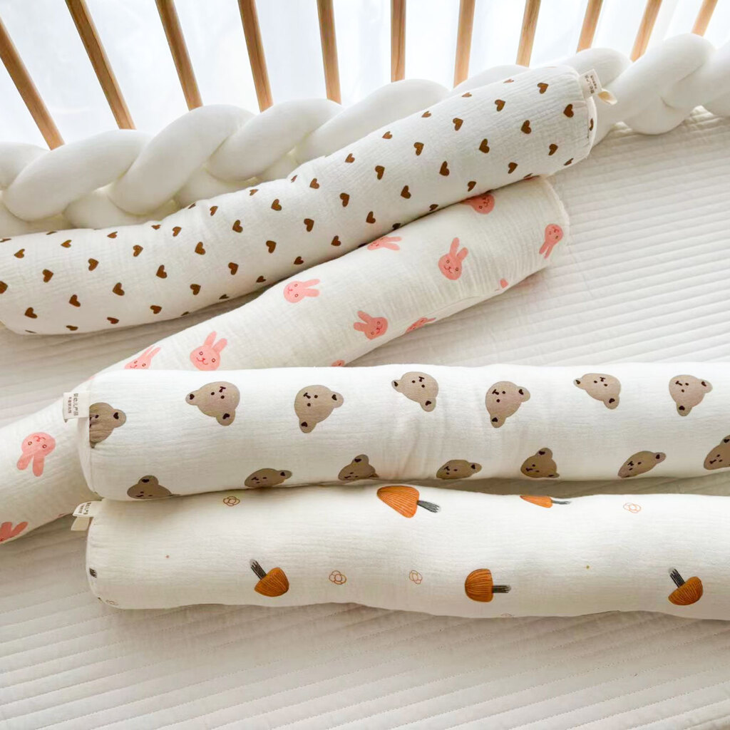 Bassinet Bedside Sleeper - 子供用円筒形ロングストリップ枕ベビーコンフォートサイドスリーパー枕ベビー小さな背もたれ枕ハグ枕ベビーベッドガード