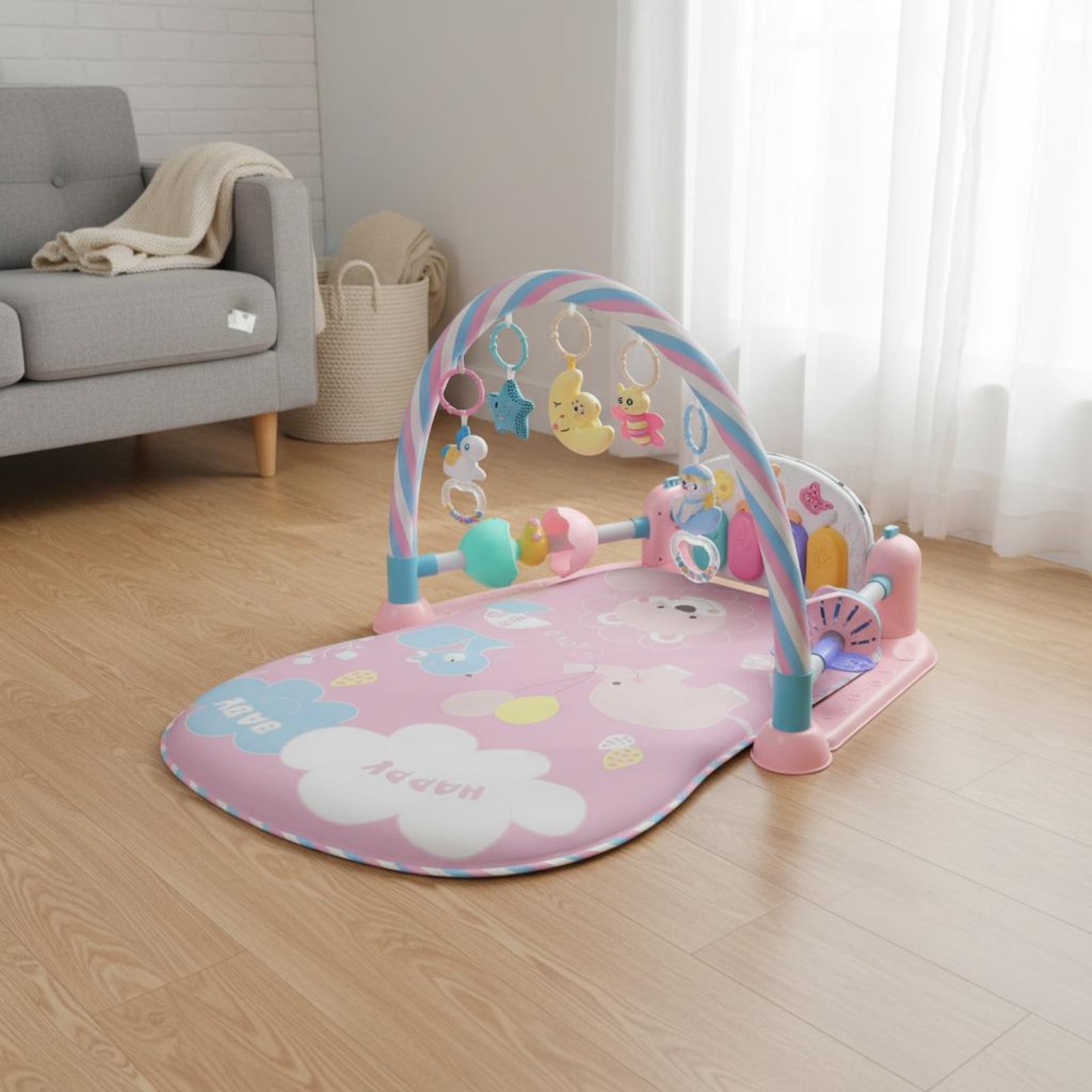 ベビーサークル ピアノ音楽機能付き ミュージカルベビーベッド - Baby Nursery Unisex のレビューと価格