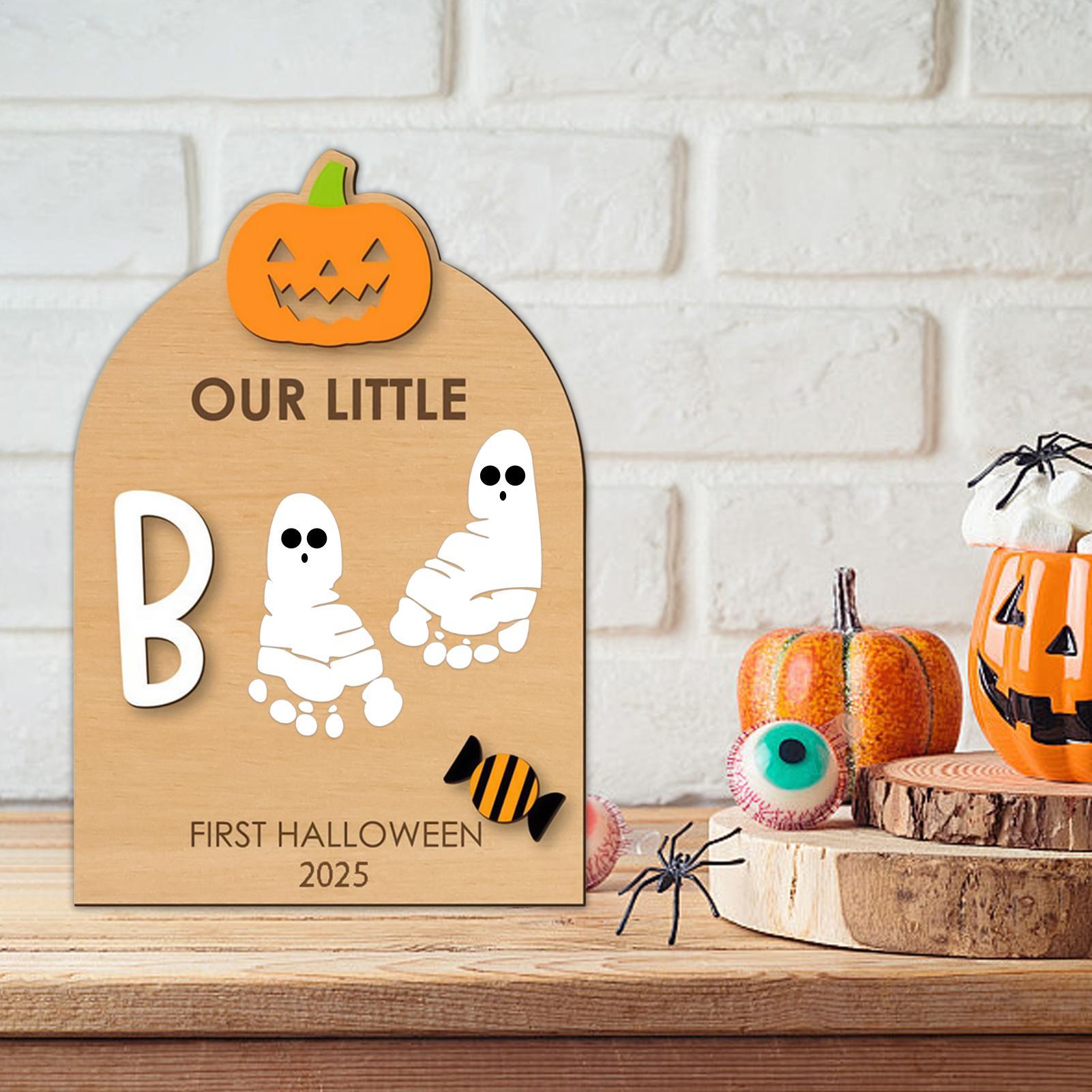 ベビーフットプリントキット、保育園装飾カード、記念品クラフト - Baby Nursery Kit のレビューと価格