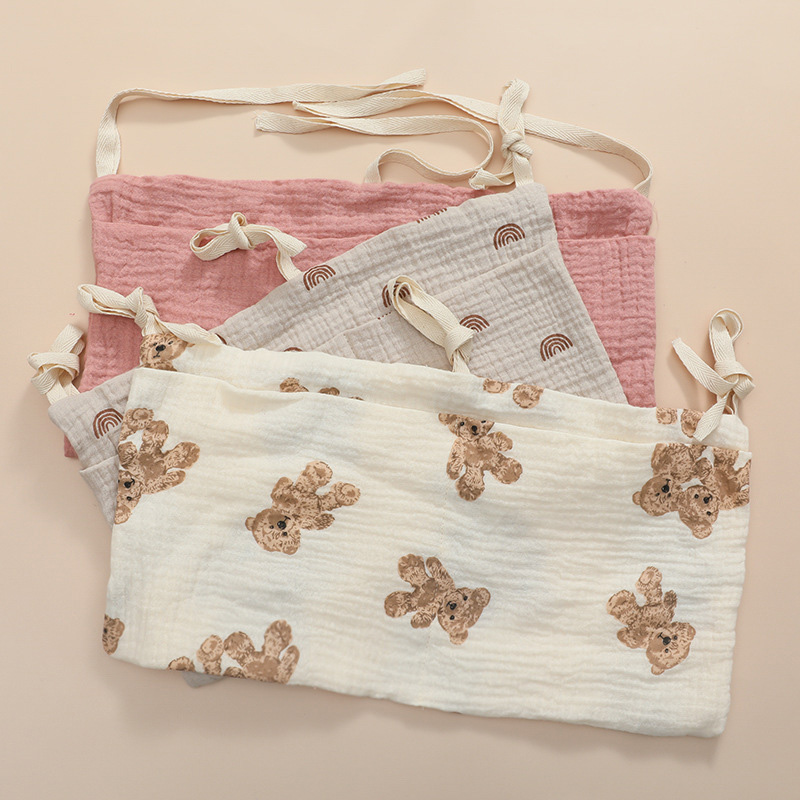モスリン製ベビーベッドオーガナイザー、コットン製ベッドサイド - Baby Nursery Organiser のレビューと価格