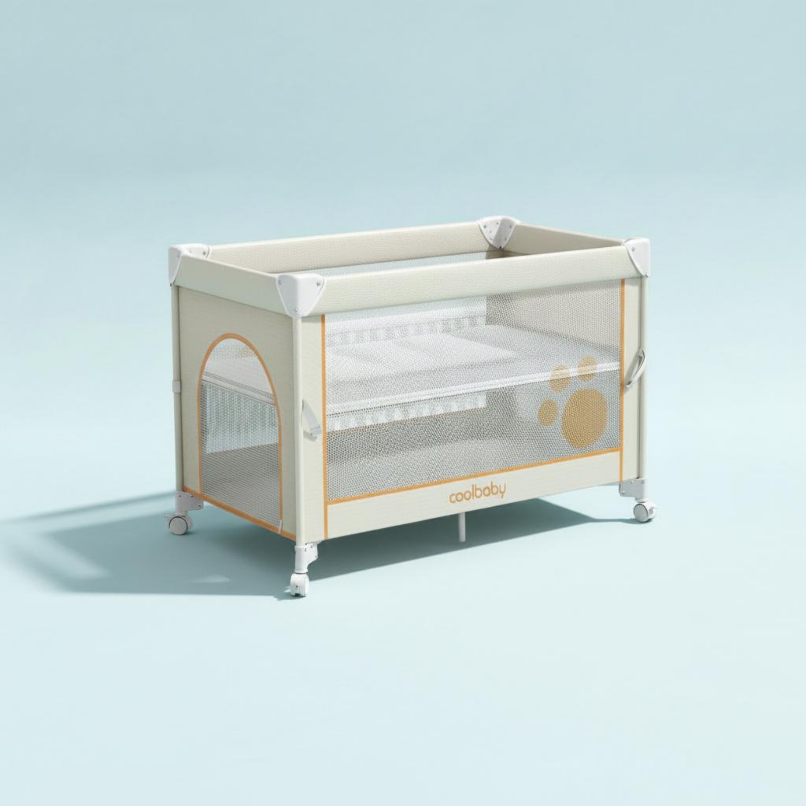 ベッドサイドベビーベッド 折りたたみ式 ポータブルベビーベッ - Baby Nursery Unisex のレビューと価格