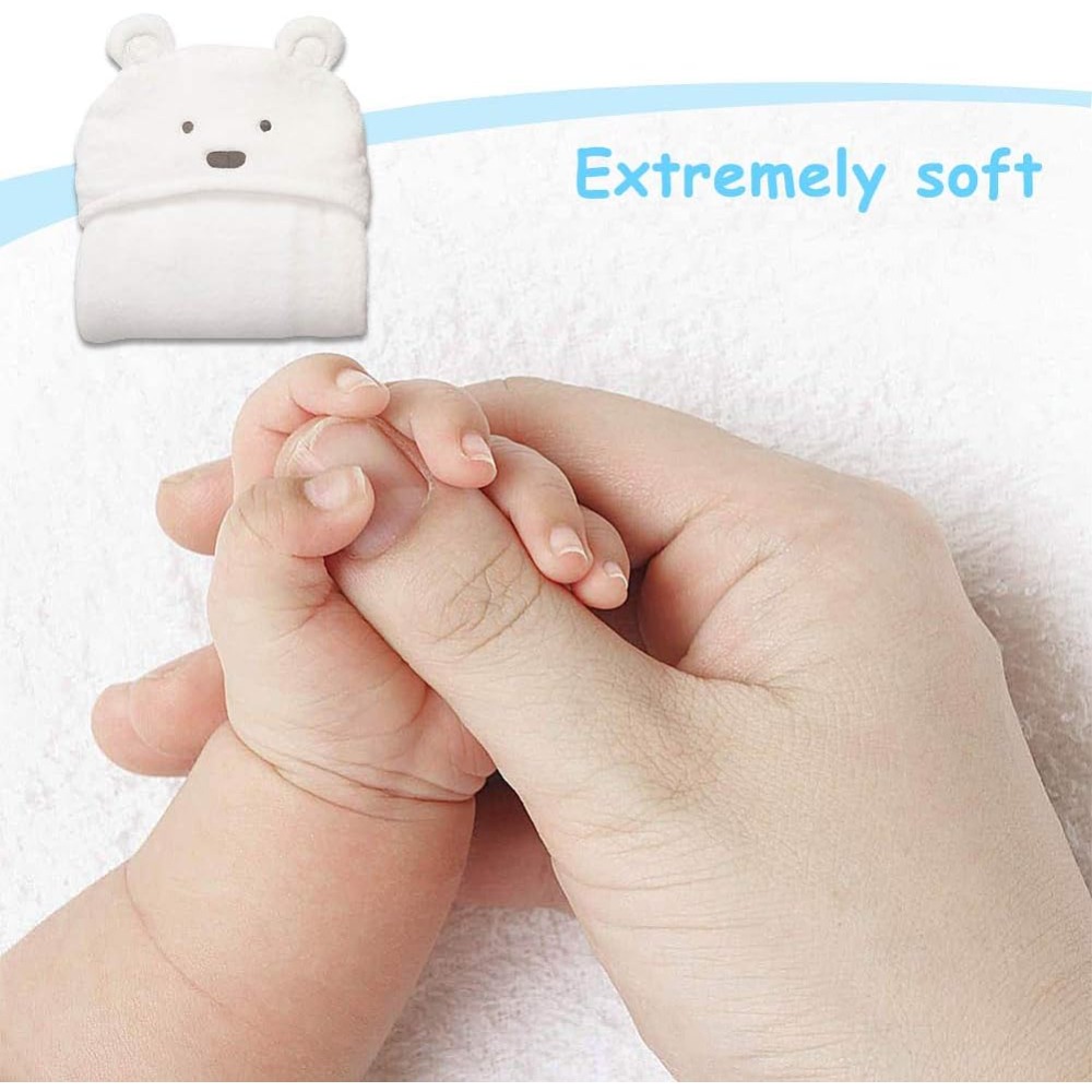 かわいいクマのフード付きタオル 子供用 バスタオル ソフト保 - Baby Nursery Unisex のレビューと価格