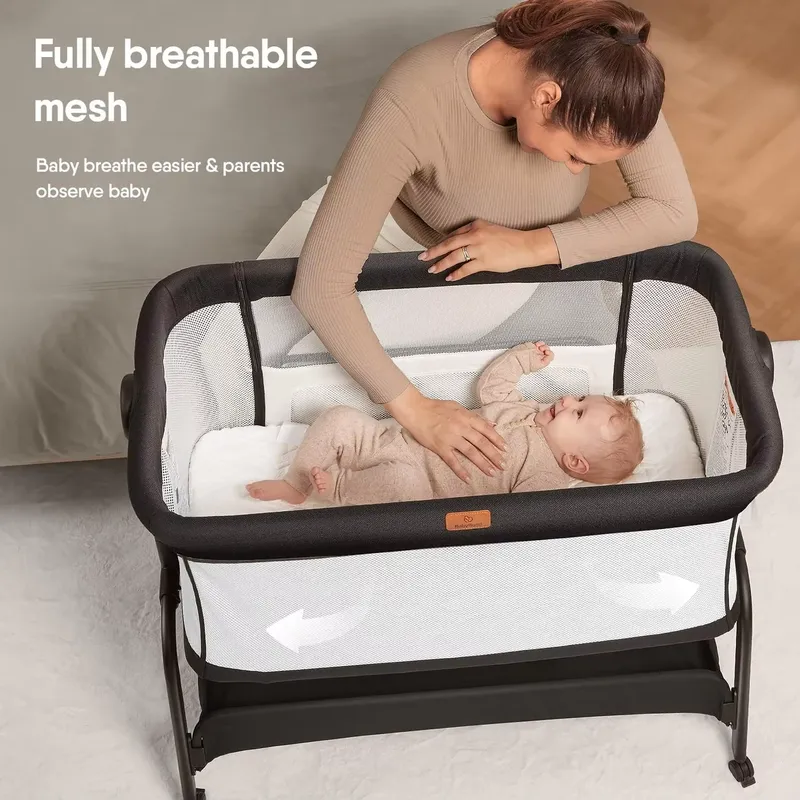 ポータブルベビーベッド、ベッドサイドスリーパー、折りたたみ式 - Bassinet Bedside Sleeper のレビューと価格