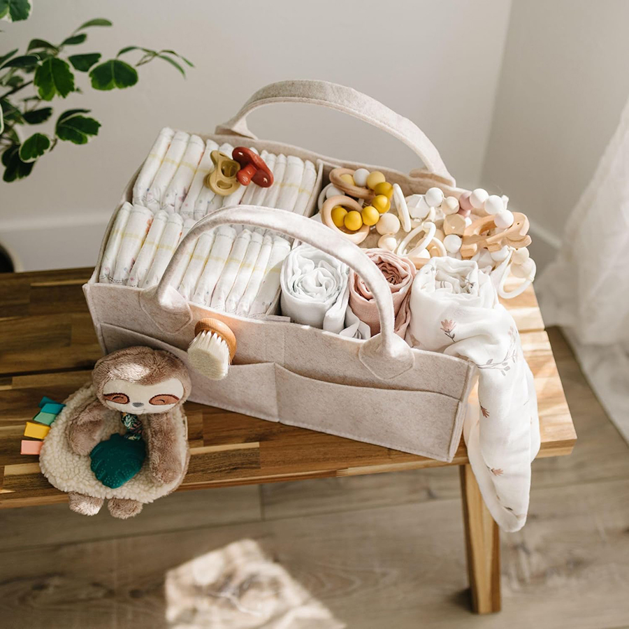ベビーおむつボールバッグオーガナイザーポータブルホルダーバッ - Baby Nursery Organiser のレビューと価格