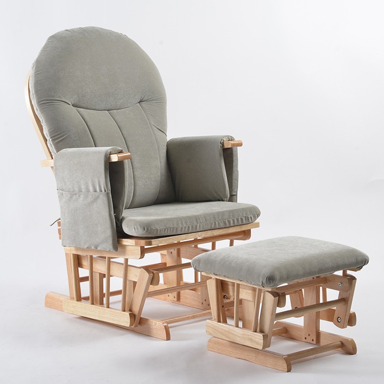 モダンなグライダークッション付きマタニティママ用ナーサリーチ - Baby Nursery Glider Chair のレビューと価格