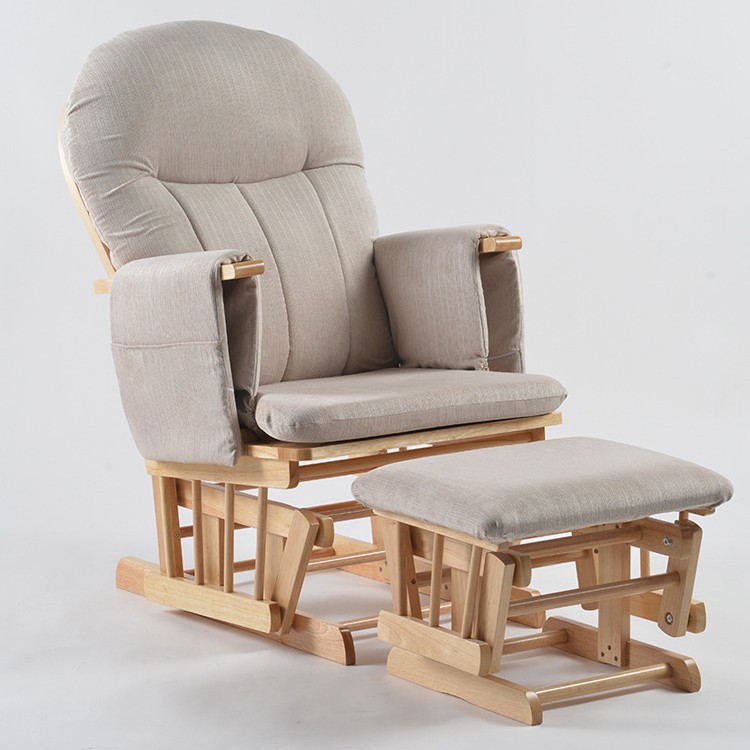 モダンなグライダークッション付きマタニティママ用ナーサリーチ - Baby Nursery Glider Chair のレビューと価格