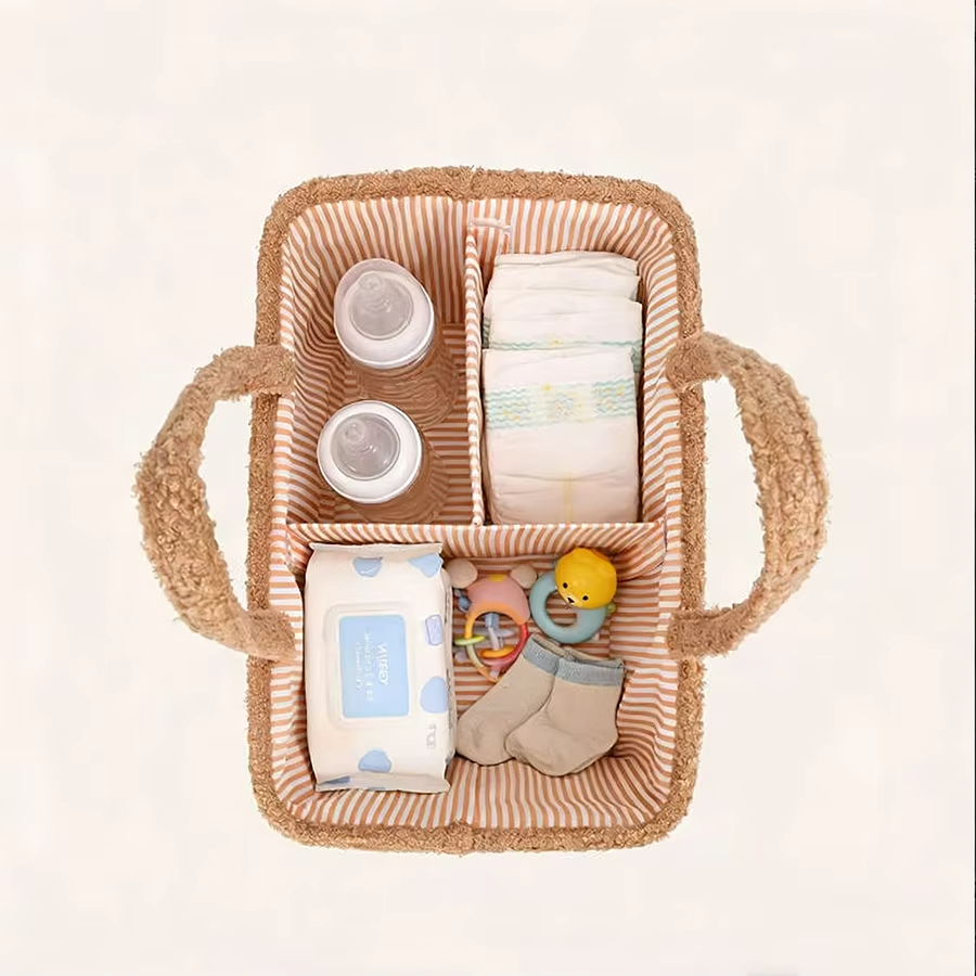 エディフリースベビーおむつキャディーオーガナイザー、ポータブ - Baby Nursery Organiser のレビューと価格