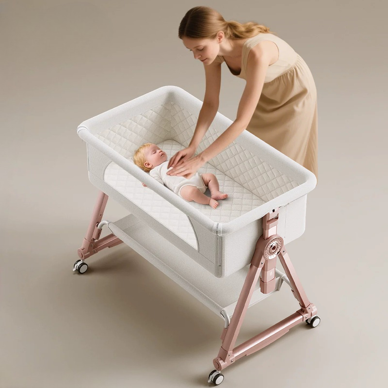 ポータブルベビーベッド 折りたたみ式 高さ調整可能 ベビーク - Bassinet Bedside Sleeper のレビューと価格