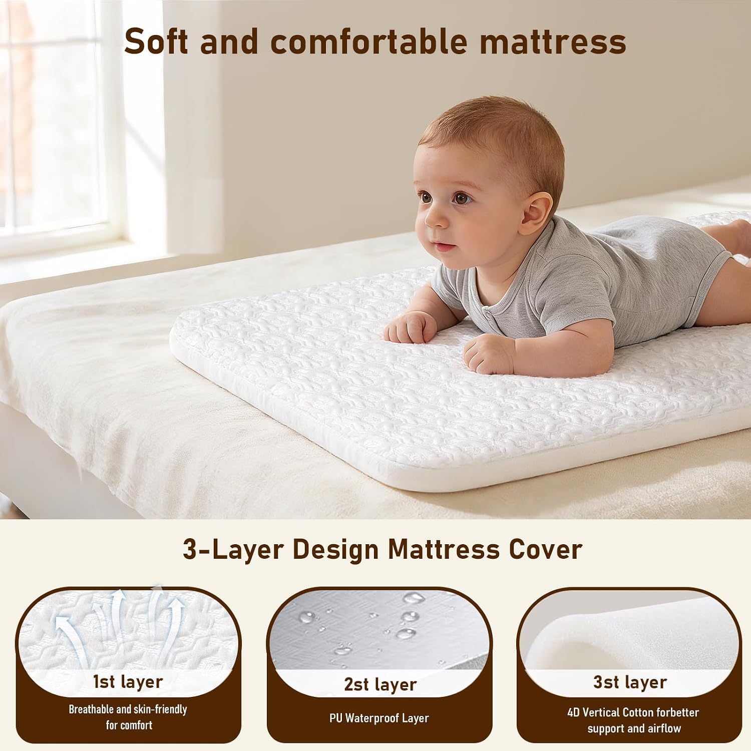 3 in 1 ベビーベッド サイドスリーパー ロッキングクレ - Bassinet Bedside Sleeper のレビューと価格