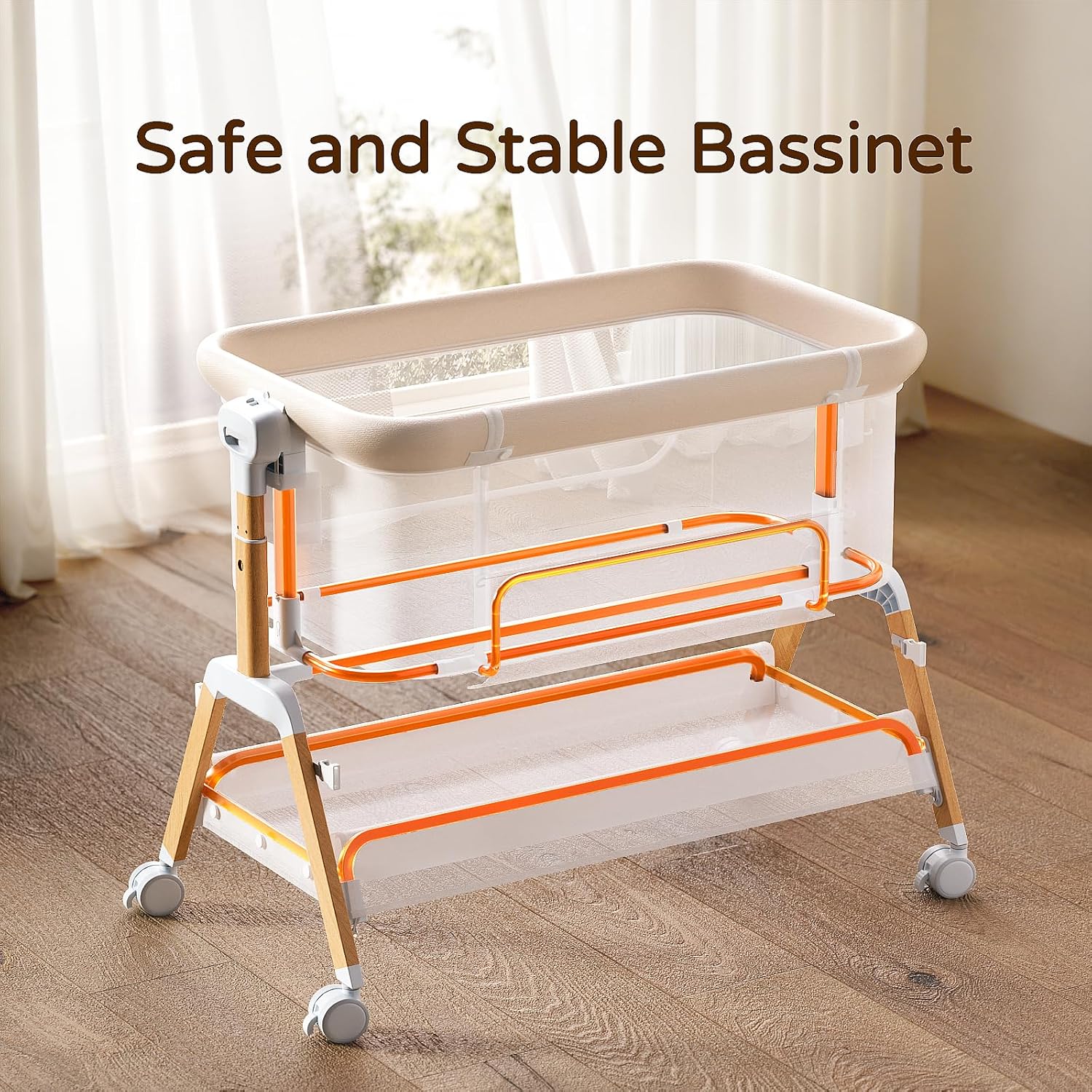 3 in 1 ベビーベッド サイドスリーパー ロッキングクレ - Bassinet Bedside Sleeper のレビューと価格