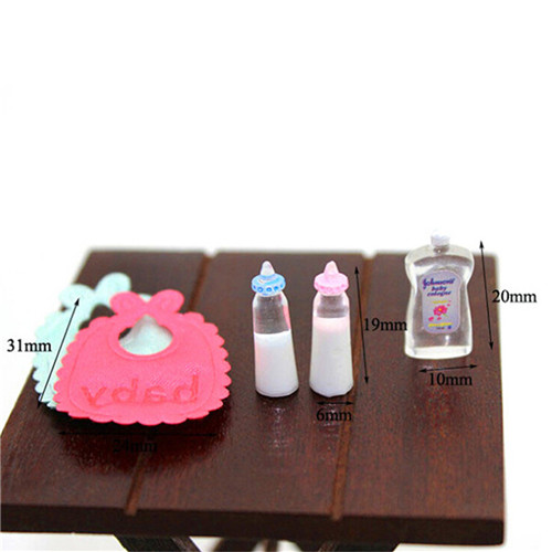 1:12 ドールハウス ミニチュア 哺乳瓶 シャンプー よだ - Baby Nursery Kit のレビューと価格