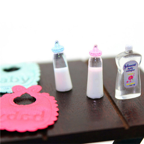 1:12 ドールハウス ミニチュア 哺乳瓶 シャンプー よだ - Baby Nursery Kit のレビューと価格