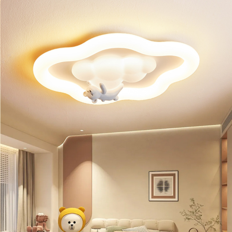 フランスのクリームのような雲のような天井照明子供部屋書斎パー - Baby Nursery Light Fixture のレビューと価格