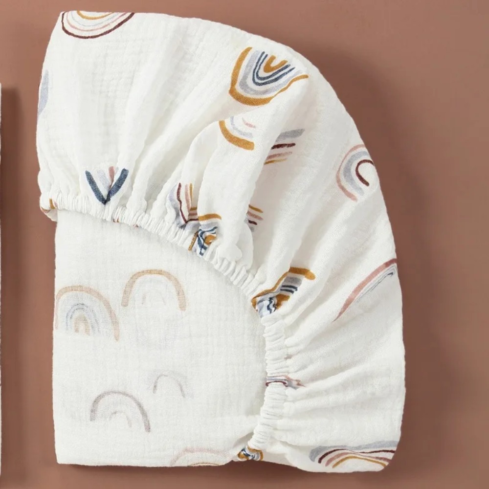 通気性のあるベビーベッドシートソフトコットンフィットクレード - Baby Nursery Bedding のレビューと価格