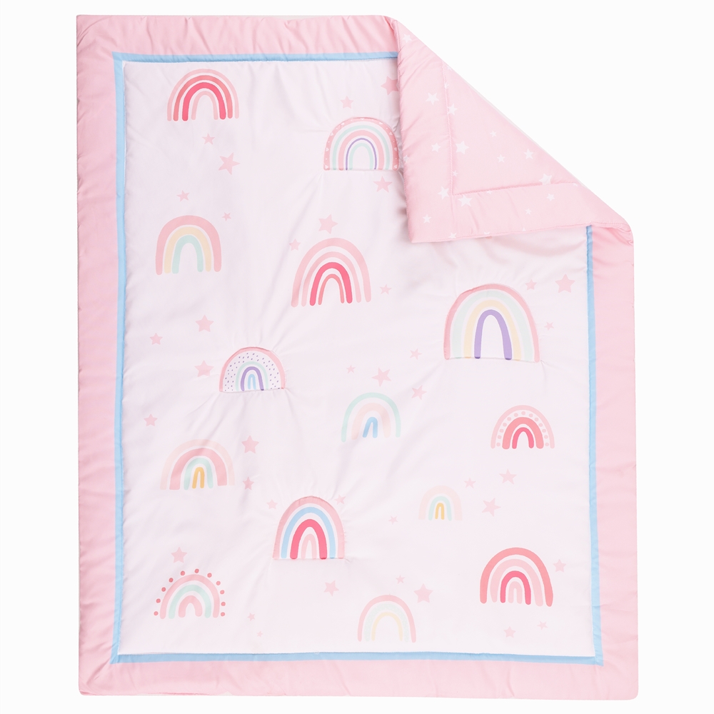 3 個レインボーベビー幼児ベビーベッドキッズベビー寝具セット - Baby Nursery Bedding のレビューと価格