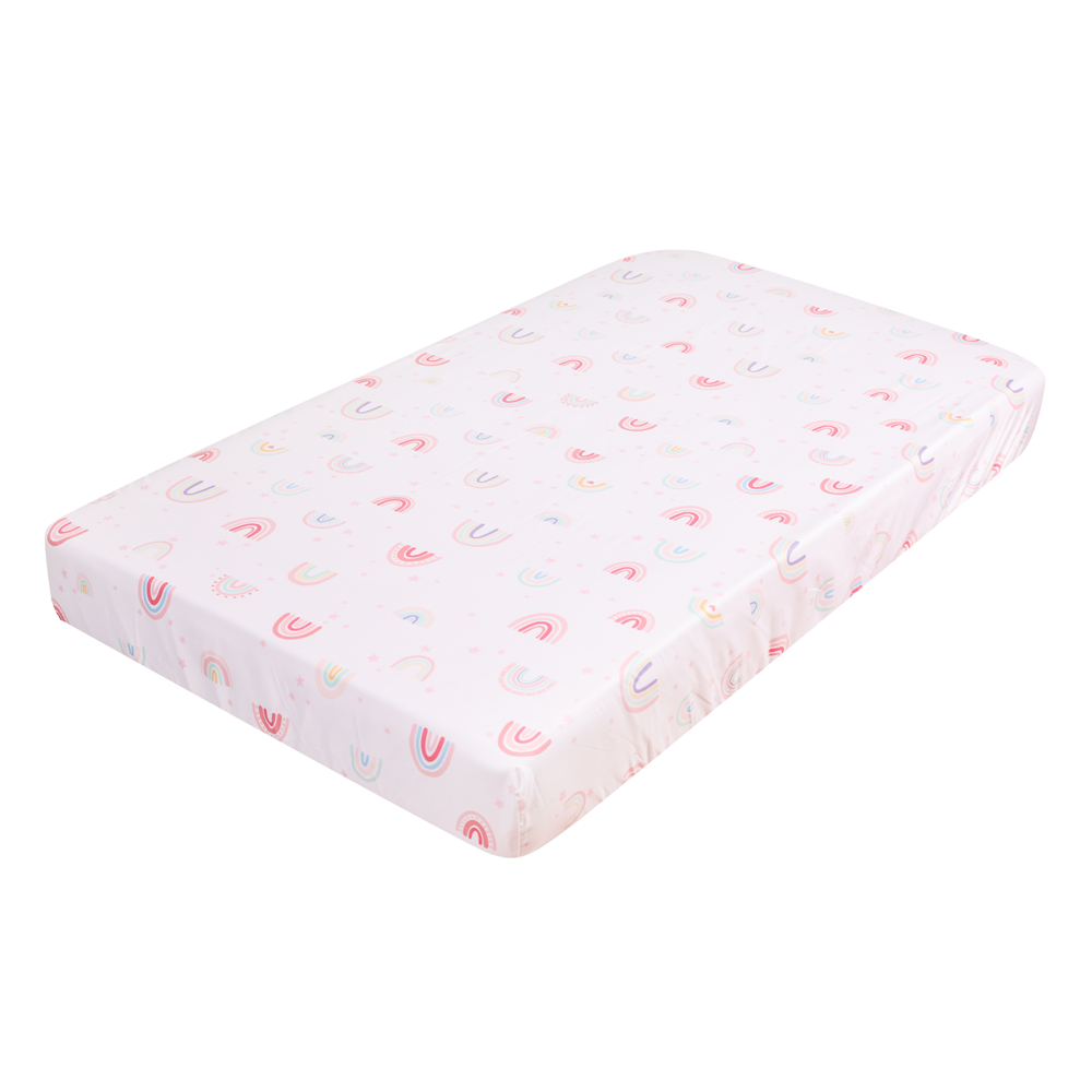 3 個レインボーベビー幼児ベビーベッドキッズベビー寝具セット - Baby Nursery Bedding のレビューと価格