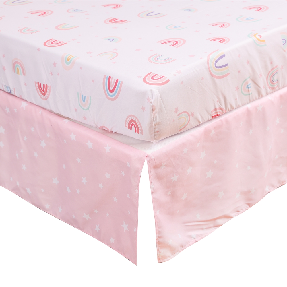 3 個レインボーベビー幼児ベビーベッドキッズベビー寝具セット - Baby Nursery Bedding のレビューと価格