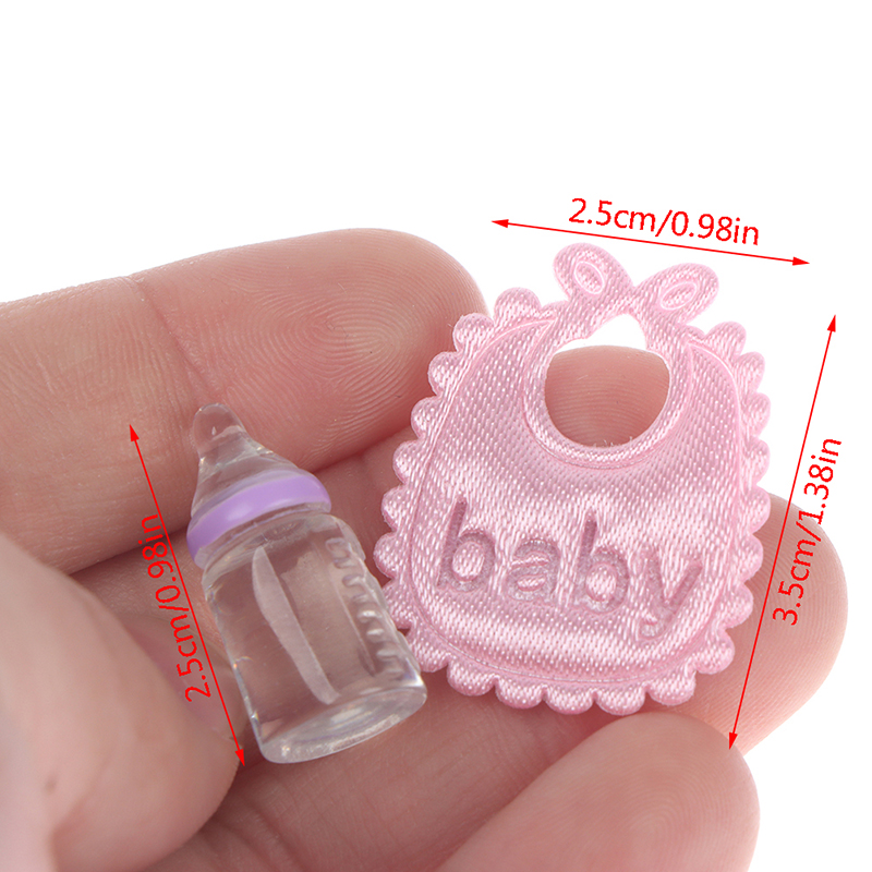 * 1:12 ドールハウス ミニチュア ベビーボトル おしゃ - Baby Nursery Kit のレビューと価格