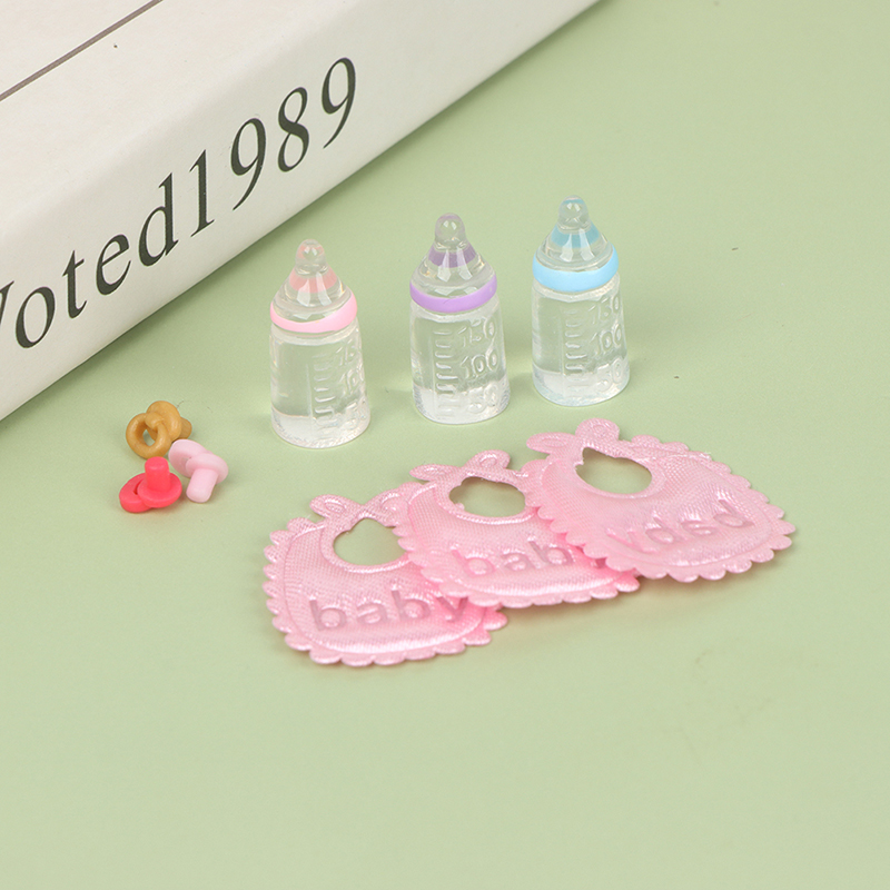 * 1:12 ドールハウス ミニチュア ベビーボトル おしゃ - Baby Nursery Kit のレビューと価格