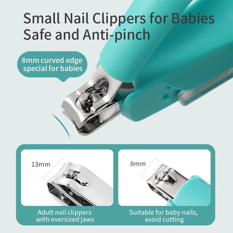 幼児用爪切り 拡大鏡付き 安全な挟み込み防止ベビー爪切りキッ - Baby Nursery Kit のレビューと価格