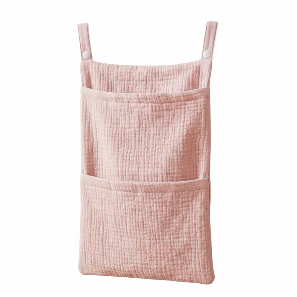 ベビーベッドオーガナイザー吊り下げ収納バッグモスリンコットン - Baby Nursery Organiser のレビューと価格