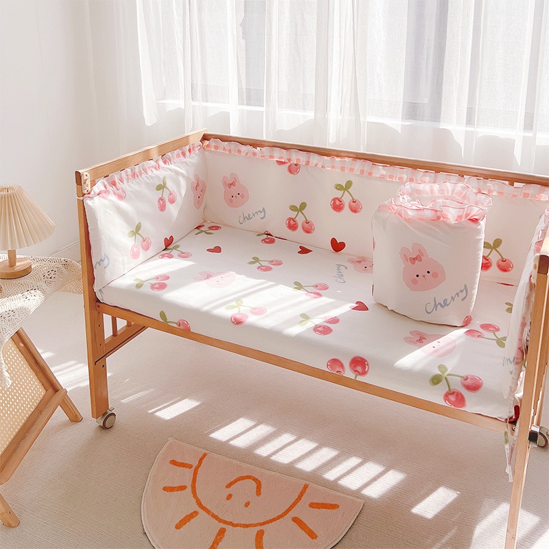 5 個ベビーベッド寝具セット女の子ベビー寝具ベビーベッドセッ - Baby Nursery Bedding のレビューと価格