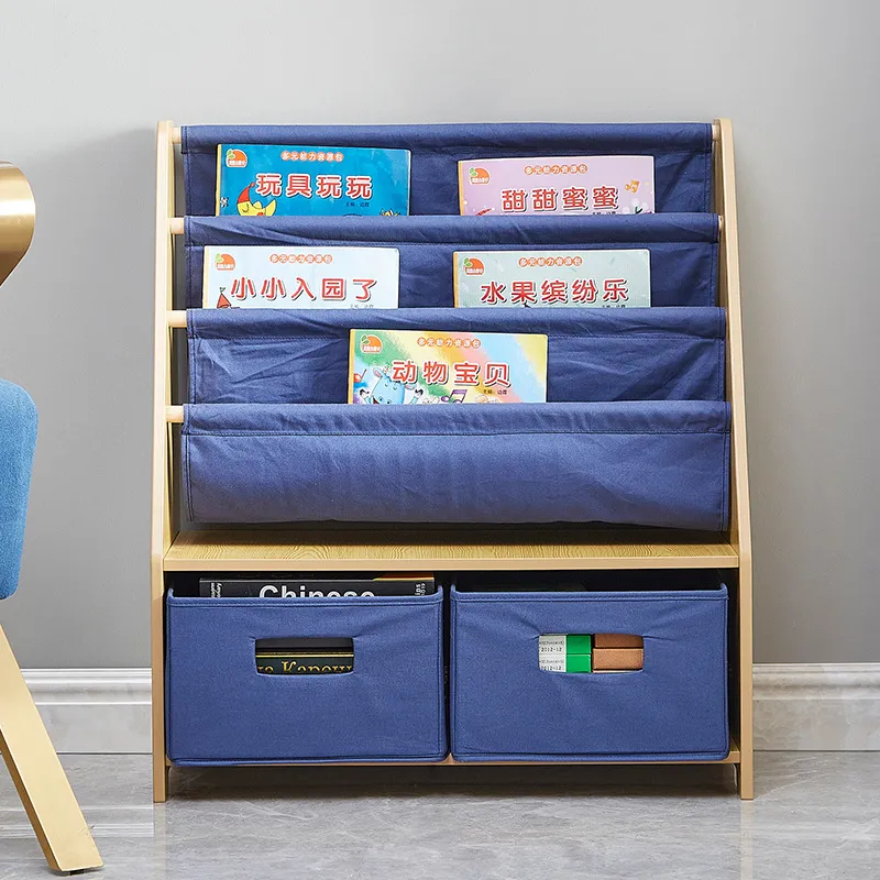子供用キャンバス製本棚 多層収納ラック 保育園 赤ちゃん読書 - Baby Nursery Unit のレビューと価格
