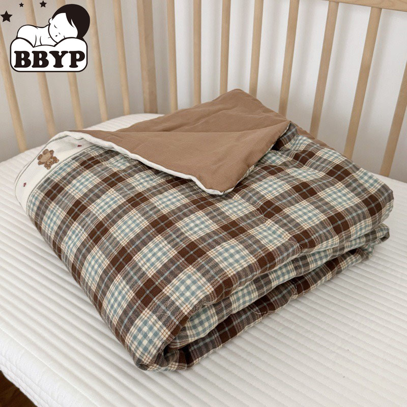 子供用通気性グリッドリネンキルト - 軽量保育園&幼稚園寝具 - Baby Nursery Bedding のレビューと価格