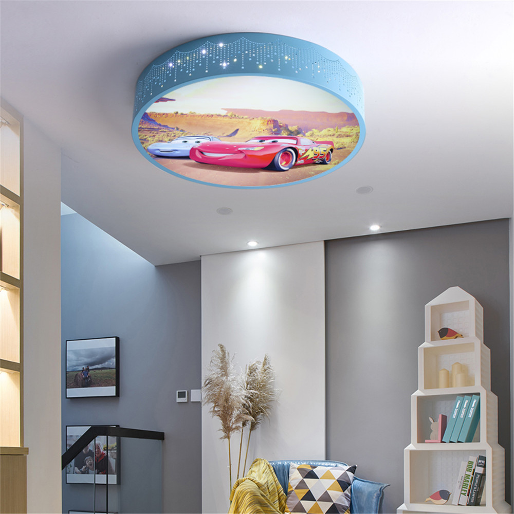 漫画車ラウンド Led 天井ランプ変更可能なリモート子供の寝 - Baby Nursery Light Fixture のレビューと価格