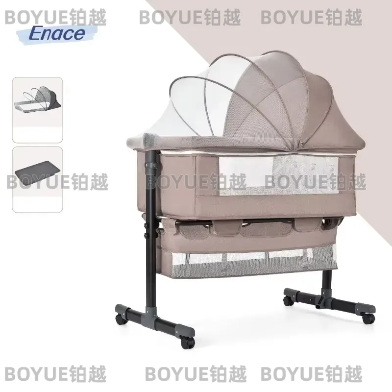 アルミ製折りたたみ式ベビーベッド、ベッドサイドバシネット、ベ - Bassinet Bedside Sleeper のレビューと価格