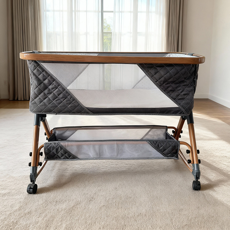 折りたたみ式スイングロッキングクレードル幼児用ベビーバシネッ - Bassinet Bedside Sleeper のレビューと価格