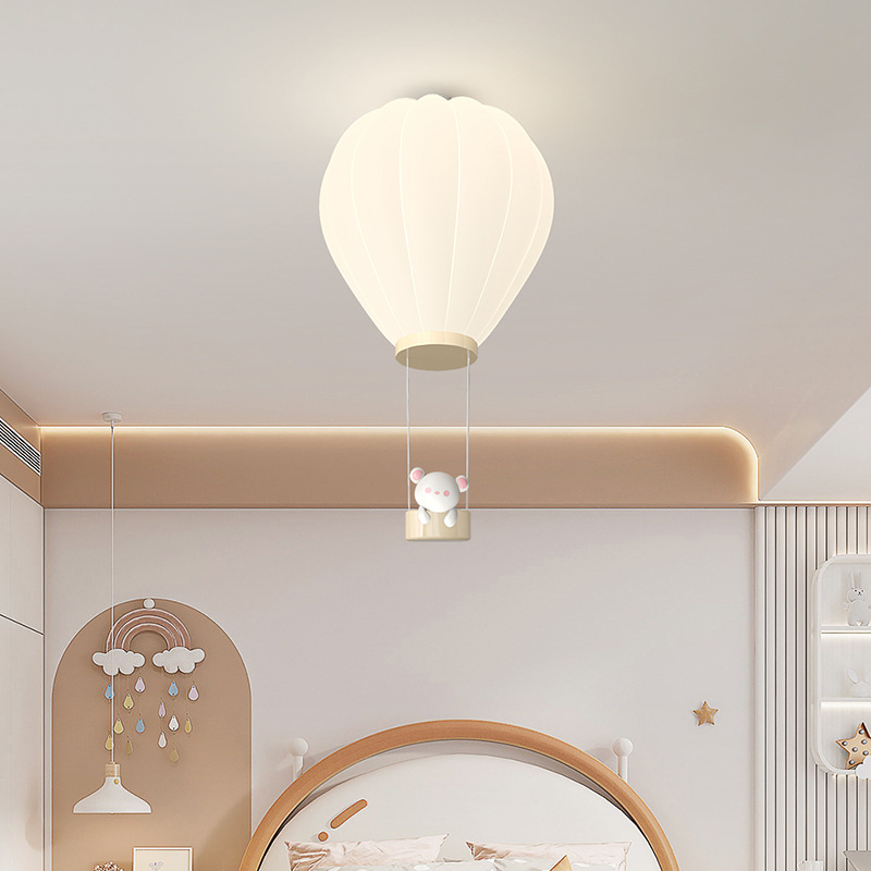 クリームスタイル子供部屋シーリングライト白熱気球ライトクリエ - Baby Nursery Hot Air Balloon のレビューと価格